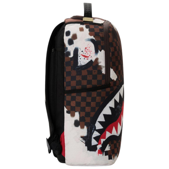 Sprayground Τσάντα πλάτης Sharks In Paris Cotton Canvas Painted Backpack